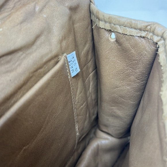 Carlos Falchi Exotic Crocodile Alligator and Leather Snap Envelope Clutch Bag - Picture 12 of 12